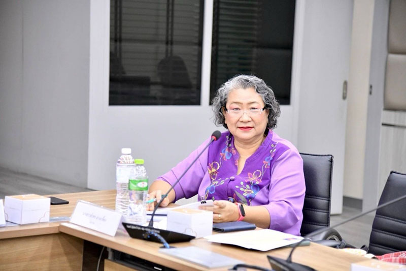 Ms. Sarothorn Muangkliang, the resource person was sharing all key action points of the ASEAN Enabling Masterplan 2025: Mainstreaming the Rights of Persons with Disabilities.