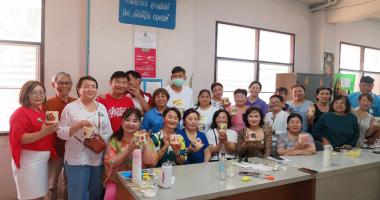 On 10th Mar., APCD facilitated APDC visited Dao Ruang Group which is the first self-advocate group of persons with intellectual disabilities and their families in Thailand. APDC learned hand-craft workshop together with Dao Ruang Group.