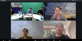 Picture 1: An online session for job coaches to share experiences, challenges, and ways to strengthen their work.