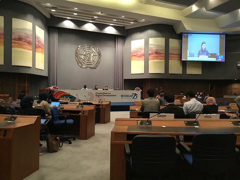 APCD participated on the Seventh Session of the Committee on Social Development of the Economic and Social Commission for Asia and the Pacific (ESCAP), 6 to 8 September 2022, UN Conference Center, Bangkok, Thailand