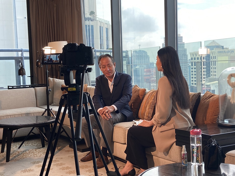 On 7 October 2022 “Thailand Today” TV program for interviewing Mr. Sammy Carolus General  Manager of Hyatt Sukhumvit and his team in providing Sustainable Job Opportunities for APCD ex-trainees with disabilities.