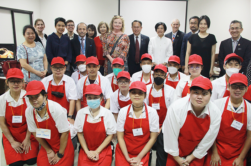 On 23 February 2023, Mrs. Ureerat Chareontoh, the Director-General of the Thailand International Cooperation Agency (TICA) led TICA's Cooperation partners in Thailand visited the Asia-Pacific Development Center on Disability.