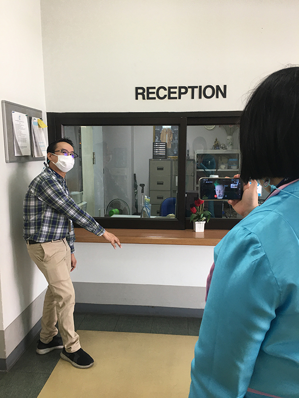 Community Development Department (CCD) team facilitated a virtual tour for an online intern, Ms. Kristy Sinclair-Lombardo from Australia, inside the APCD training center and demonstrated accessibility inside the building. 