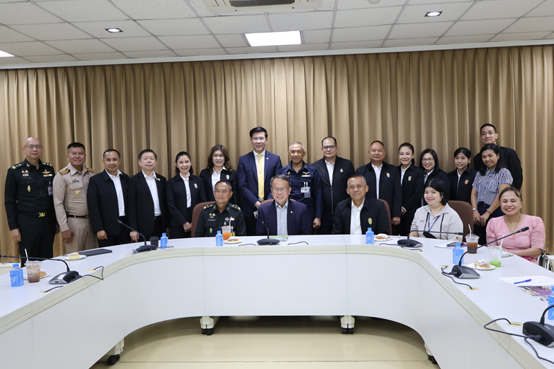 A group photo of the National Defence College (NDC) and Able Prime representatives during visit to APCD for employment discussions.