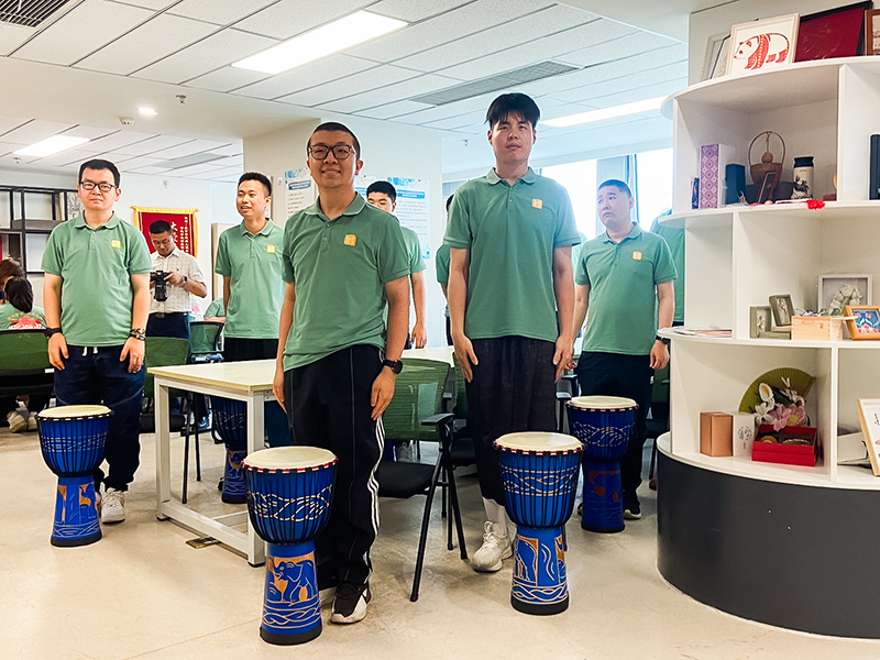 Picture 8: An African drumming performance done by persons with disabilities