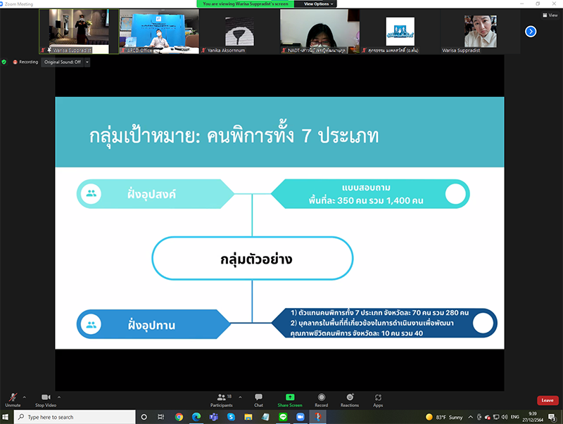 2.	Group sampling and other research methodologies was discussed in this presentation