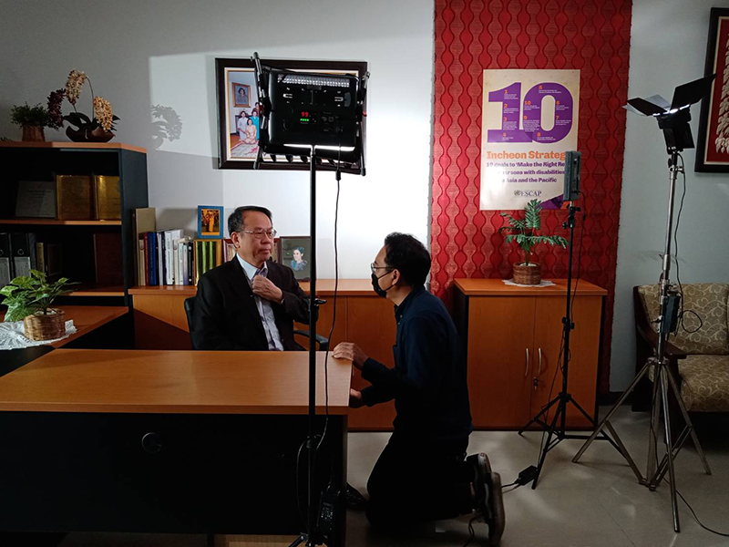 On 3 October 2022, H.E. Mr. Tej Bunnag (APCD Foundation President) gave an interview to support the APCD 60+ Plus projects (Disability-Inclusive Business) implementation. 