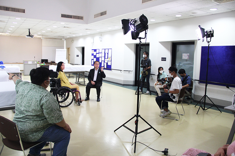 On 6 July 2022, The  Pen Gun Eang TV program  visited APCD to film “APCD 60+ Plus Vocational skills Training  for persons with disabilities of the year 2022” and promote the new APCD Disability-Inclusive Business project, the APCD 60+ Plus Kitchen by CP