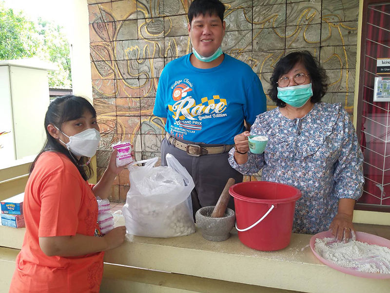 3.	They helped each other learn how to make salted eggs during activities that ensured food security.