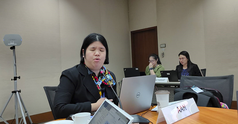 ASEAN Autism Network (AAN) Representative, Ms. Supaanong Panyasirimongkol, APCD Officer, Networking & Collaboration, updated AAN on the progress of autism mapping phase 2 and the launch of a special school for developmental disorders in Cambodia.