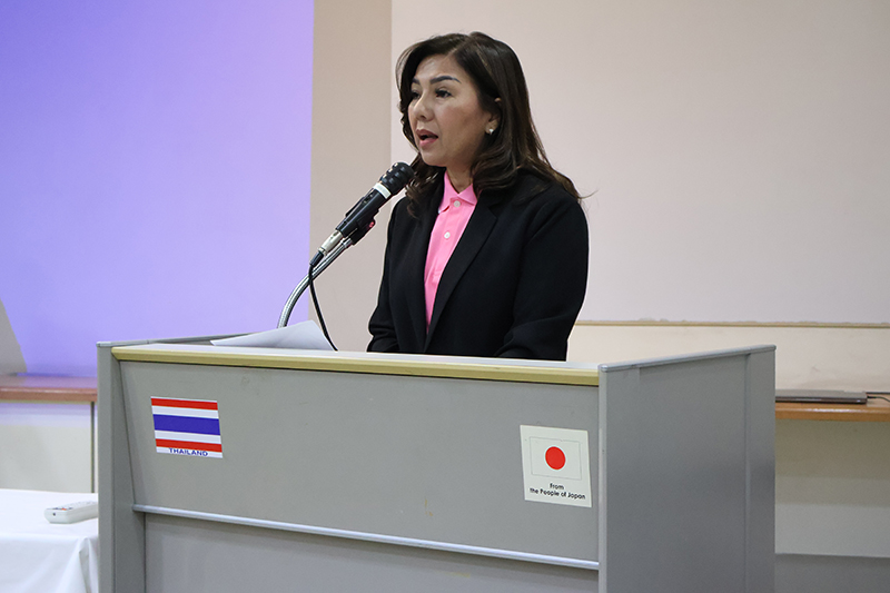 Ms. Suchada Munkal, Deputy Director-General of the Department of Social Development and Welfare delivered the remarks and addressed sense of contribution to create peaceful society for all. 