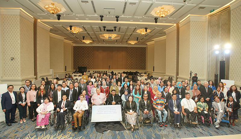 There were more than 80 participants from ASEAN, government, civil  society and organizations of persons with disabilities attended this important event. 