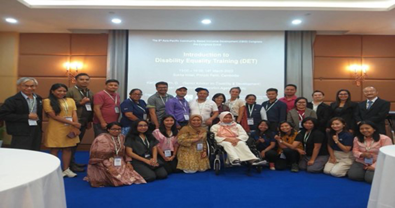 Group photo of Participants and Facilitators at the end of pre-Congress session organized by JICA and APCD.