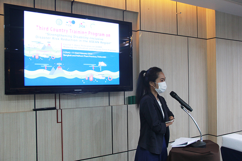 Opening Ceremony of the Third Country Training Programme (TCTP) 2022: “Strengthening Disability-Inclusive Disaster Risk Reduction in the ASEAN Region” on 6 February 2023