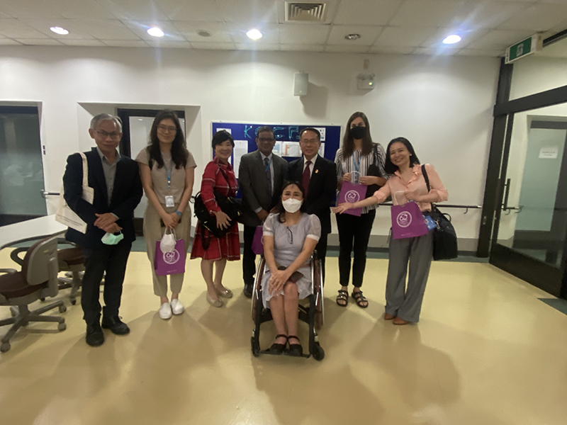 Dr. Srinivas Tata, Director of the Social Development Division of the United Nations Economic and Social Commission for Asia and the Pacific (UNESCAP) led his team, visited the Asia-Pacific Development Center on disability, on 20 February, 2023