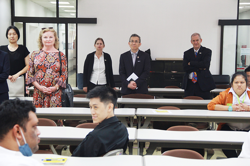 Mrs. Ureerat Chareontoh, the Director-General of the Thailand International Cooperation Agency (TICA) led TICA's Cooperation partners in Thailand visited the Asia-Pacific Development Center on Disability, on 23 February, 2023, 