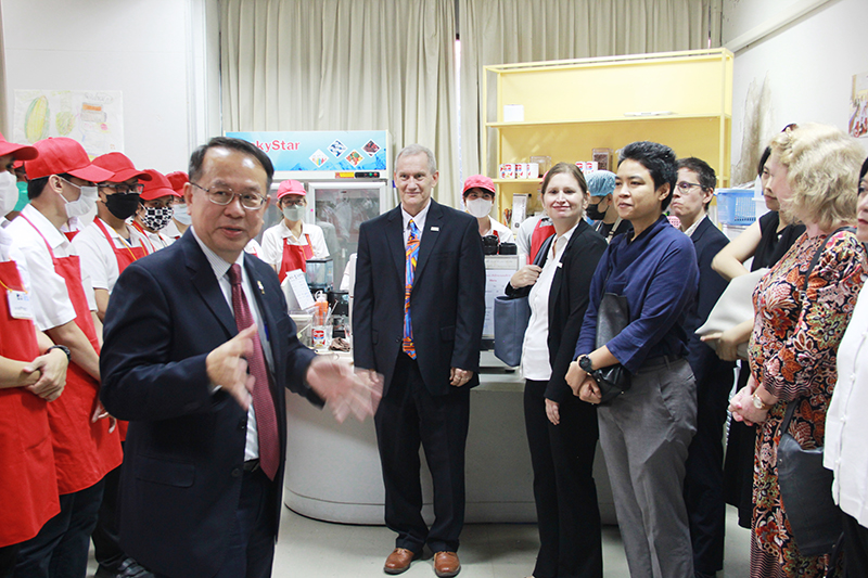 Mrs. Ureerat Chareontoh, the Director-General of the Thailand International Cooperation Agency (TICA) led TICA's Cooperation partners in Thailand visited the Asia-Pacific Development Center on Disability, on 23 February, 2023, 