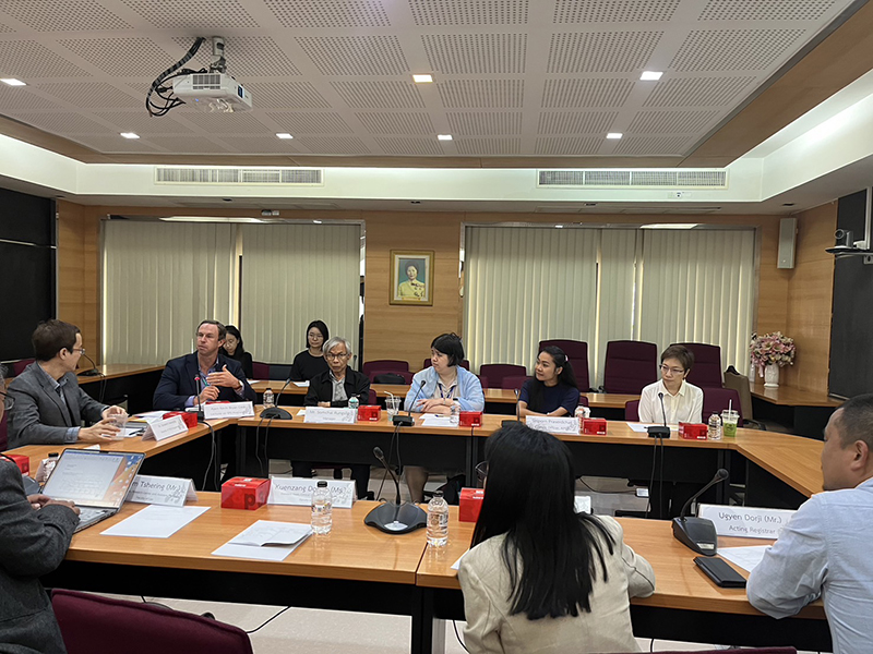 APCD and Jigme Singye Wangchuck School of Law (JSW Law) from Bhutan exchanged with  Thammasat University on Disability Law in Thailand on 10 April 2023, Bangkok, Thailand