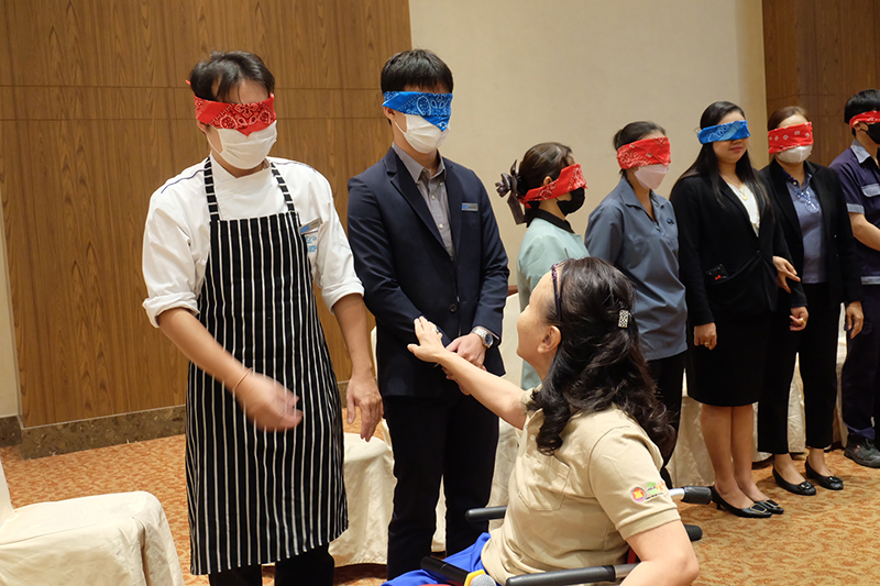 On the 19th of July 2023, the Asia-Pacific Development Center on Disability (APCD) organized a comprehensive training program titled "Understanding Customers and Colleagues with Disabilities" at the Centra by Centara Government Complex Hotel.