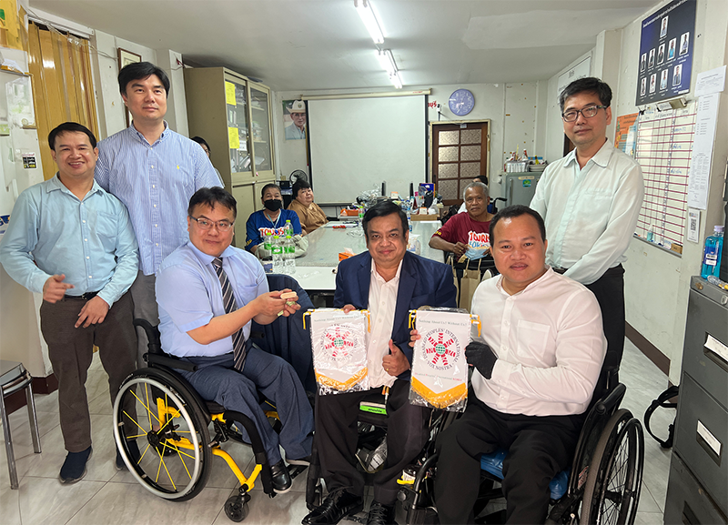 Visit the office of Nonthaburi Independent Living Center.