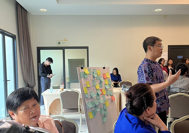 The workshop participants shared challenges, and barriers to accessing the fund for Thai disabled people, and commented on constructive ways to solve problems in laws, regulations, and criteria related to the Disability Fund ensured to maximize benefits for Thai disabled people.