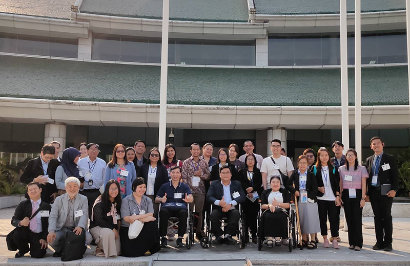 Learning session of Stakeholder’s meeting at UNESCAP on Sharing experiences on DiDRR implementation in Asia-Pacific countries with ESCAP Representatives on January 22nd, 2024.