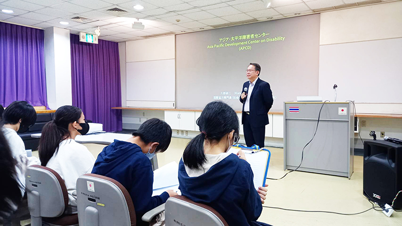 In a groundbreaking educational endeavor, Ms. Kawaii Yuko, the representative of JICA Thailand, guided a group of Grade 7 students from the Thai-Japanese Association School on an immersive exploration into the world of Official Development Assistance (ODA). The students delved into the complexities of ODA and directly witnessed the implementation of initiatives fostering inclusive societies during their visit to the Asia-Pacific Development Center on Disability (APCD) in Bangkok, Thailand. Taking place on January 18, 2024, this educational initiative provided the students with a unique opportunity to engage with the practical side of international relations and witness the real-world impact of collaborative efforts between Thailand and Japan. The visit showcased APCD's commitment to breaking barriers and creating opportunities for persons with disabilities in the Asia-Pacific region. Throughout the visit, the students actively participated in interactive sessions and discussions led by APCD experts, gaining hands-on experience and valuable insights. The center, serving as a living classroom, highlighted the concrete efforts towards empowering individuals with disabilities and emphasized the importance of creating an inclusive society. Upon their return to the classrooms, these Grade 7 students not only brought back textbook knowledge but also a vivid and enduring impression of the significance of international collaboration for the empowerment of persons with disabilities. This APCD visit was more than just a school trip; it was a transformative journey into a world of possibilities, where cooperation knows no bounds, understanding transcends continents, and empowerment lays the groundwork for a truly inclusive global society.