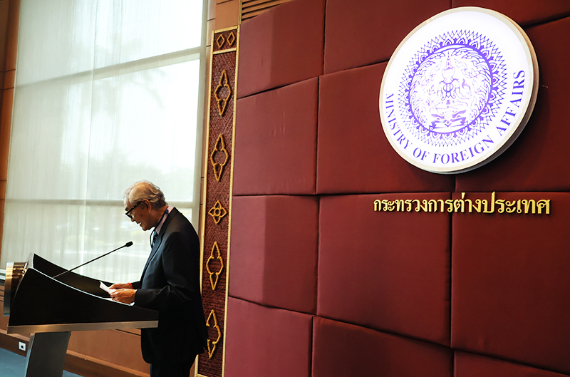 On February 14, 2024, H.E. Mr. Jakkapong Sangmanee, the Deputy Minister of Foreign Affairs of the Kingdom of Thailand, and Dr. Tej Bunnag, the Asia-Pacific Development Center on Disability Foundation (APCD Foundation), inaugurated BUAKAEW BREW by APCD. It is part of the APCD60+Plus project and represents a Disability-Inclusive Business (DIB) model aimed at implementing the United Nations Convention on the Rights of Persons with Disabilities (UNCRPD) and the Royal Thai Government's Policy. The initiative focuses on reducing poverty, creating job opportunities for persons with disabilities, generating income, and promoting the social participation of persons with disabilities. It serves as a compelling example for foreign visitors and ambassadors, showcasing the capabilities of persons with disabilities and their equal rights in the workforce. The BUAKAEW BREW by APCD is also envisioned as a convenient meeting place and co-working space for officials of the Ministry of Foreign Affairs, providing networking and socializing opportunities.