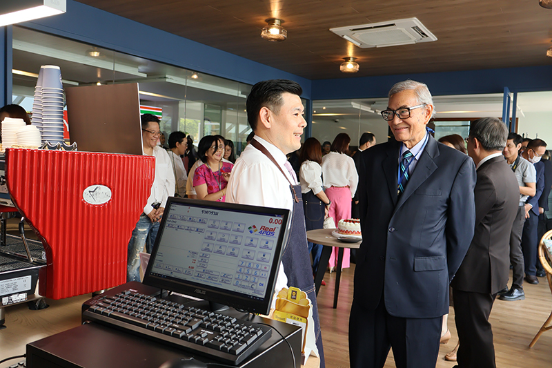 On February 14, 2024, H.E. Mr. Jakkapong Sangmanee, the Deputy Minister of Foreign Affairs of the Kingdom of Thailand, and Dr. Tej Bunnag, the Asia-Pacific Development Center on Disability Foundation (APCD Foundation), inaugurated BUAKAEW BREW by APCD. It is part of the APCD60+Plus project and represents a Disability-Inclusive Business (DIB) model aimed at implementing the United Nations Convention on the Rights of Persons with Disabilities (UNCRPD) and the Royal Thai Government's Policy. The initiative focuses on reducing poverty, creating job opportunities for persons with disabilities, generating income, and promoting the social participation of persons with disabilities. It serves as a compelling example for foreign visitors and ambassadors, showcasing the capabilities of persons with disabilities and their equal rights in the workforce. The BUAKAEW BREW by APCD is also envisioned as a convenient meeting place and co-working space for officials of the Ministry of Foreign Affairs, providing networking and socializing opportunities.