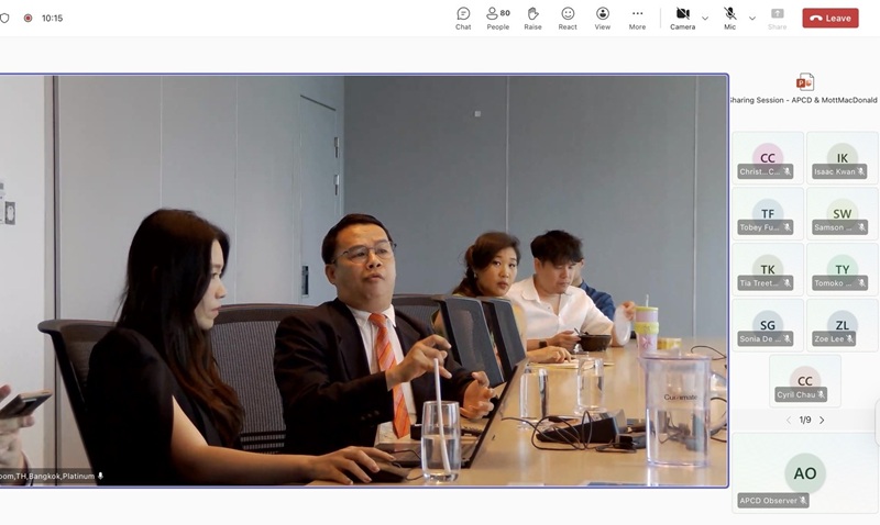 The guest speakers shared their personal and professional experiences of living with disabilities and working in inclusive environments with online and offline participants