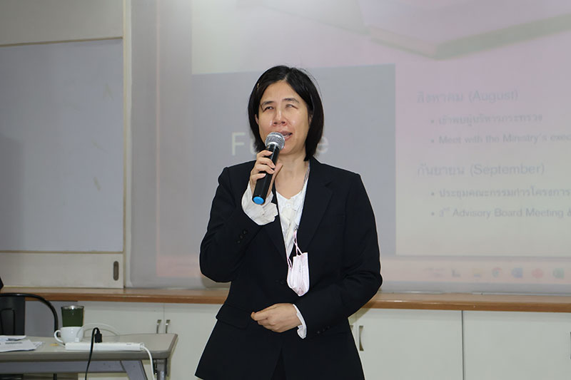 Dr. Nantanoot Suwannawut, Director of the International Cooperation Section, DEP, shared her recommendations.