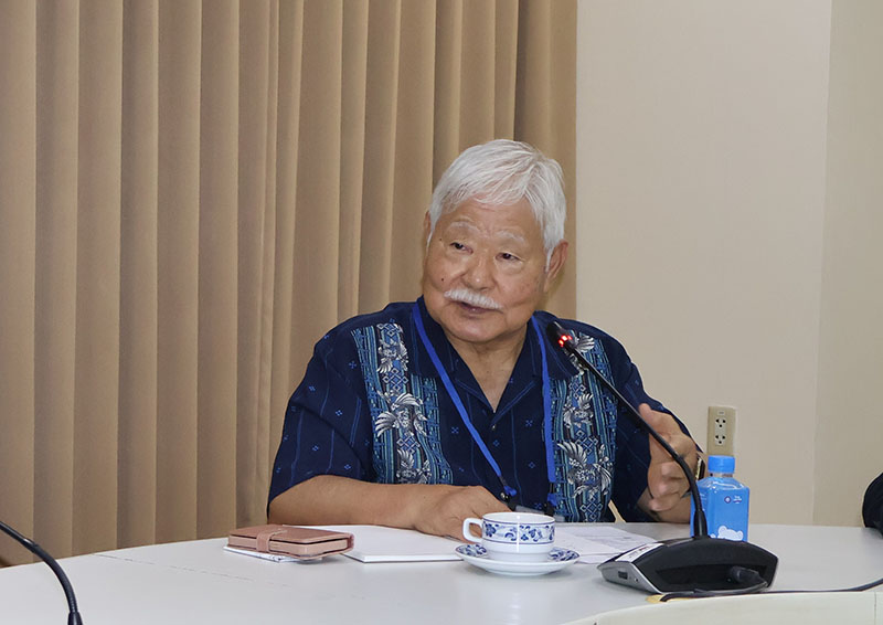 Mr. Yutaka Takamine อธิบายถึงวัตถุประสงค์ของการมาเยือนดูงานที่ ศพอ. 