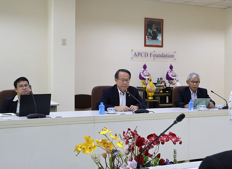 Mr. Piroon Laismit, Executive Director of APCD welcomed the delegation and led the discussion on the potential future collaboration. Following with the presentation of APCD's Activities included mission and working approaches by Mr. Somchai Rungsilp, Manager, Community Development Department, along with an engaging Q&A Session.