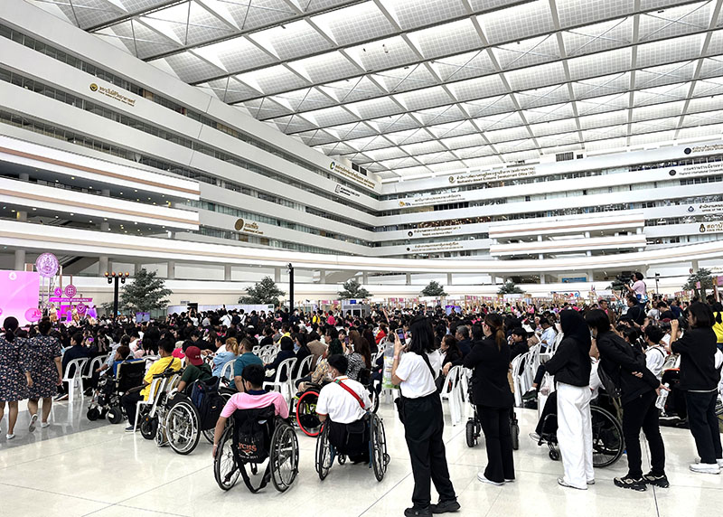 There were 4,000 participants, including persons with disabilities, family, volunteer, government officials, private companies, and media sector joined the event.
