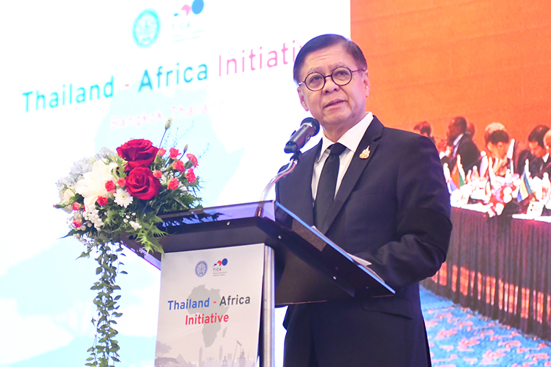 นายสีหศักดิ์ พวงเกตุแก้ว รัฐมนตรีว่าการกระทรวงการต่างประเทศกล่าวเปิดงาน