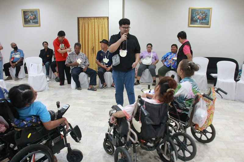 Participants discussing the exercise “Where is disability” from the perspective of the social model during the first DET training session on 20 March 2025.