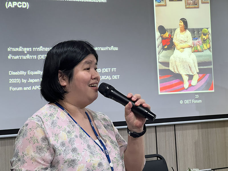 Ms. Supaanong Panyasirimongkol, Networking & Collaboration Officer, took on the role of DET facilitator in the afternoon session.