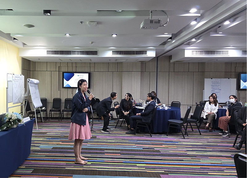 Dr. Nantanoot Suwannawut, Director of International Cooperation Section, Strategy and Plan Division, DEP, delivered the final speech before the closing.