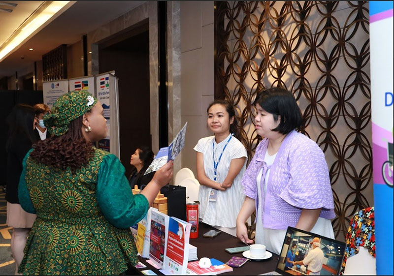 The African delegation interest APCD’s inclusive development activities for persons with disabilities.