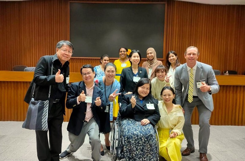 Group photo featuring participants from APCD, DEP, DIB project working team, and other stakeholders at the Asia-Pacific Regional Forum.
