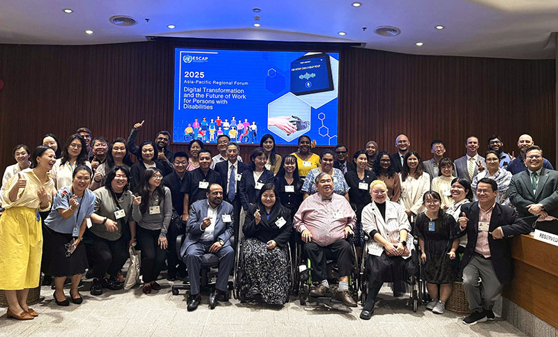 Group photo featuring participants from APCD, DEP, DIB project working team, and other stakeholders at the Asia-Pacific Regional Forum.