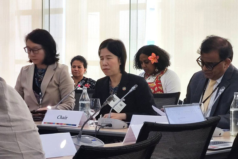 Dr. Nantanoot Suwannawut, Director of International Cooperation, Department of Empowerment of Persons with Disabilities, had been elected as Meeting chair.