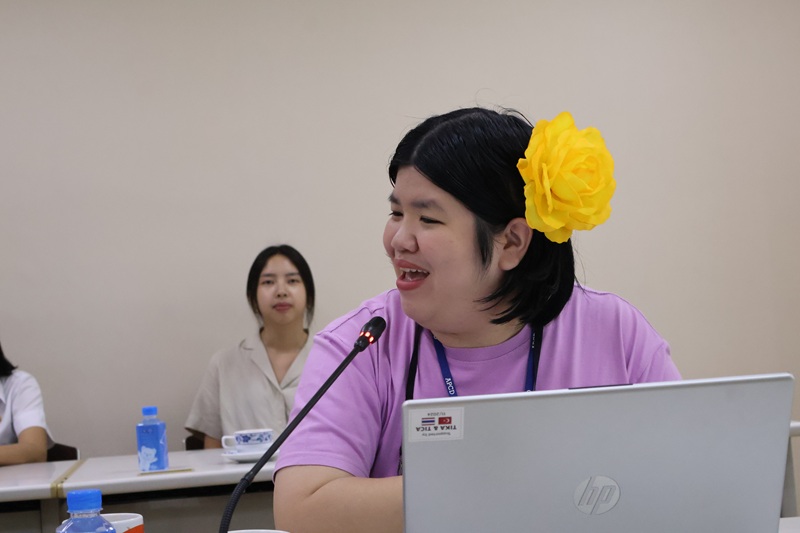 Ms. Supaanong Panyasirimongkol, Networking & Collaboration Officer shared the “Empowering the Region & Building Inclusive Futures: APCD’s Regional Activities and the Way Forward for AAN”.