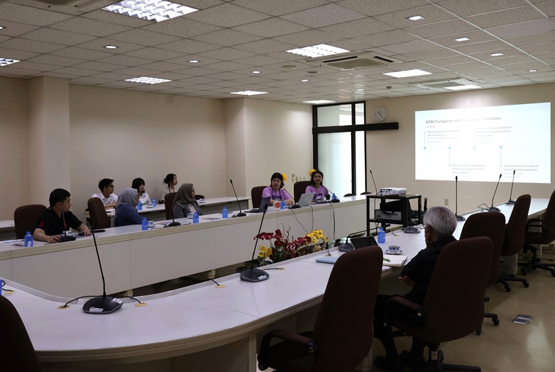 Ms. Supaanong Panyasirimongkol, Networking & Collaboration Officer shared the “Empowering the Region & Building Inclusive Futures: APCD’s Regional Activities and the Way Forward for AAN”.