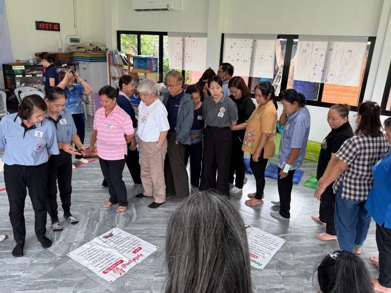 Picture 3: Mr. Somchai Rungsilp as one of resource persons facilitated in the training for community leaders on 30-31 July 2026. The training’s purpose was to raise awareness for community people to understand about disability and persons with disabilities.