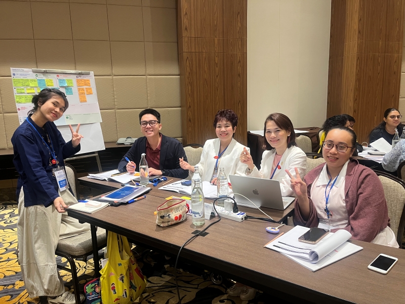 Participants from Viet Nam presented their country mapping and current DIEB situation.