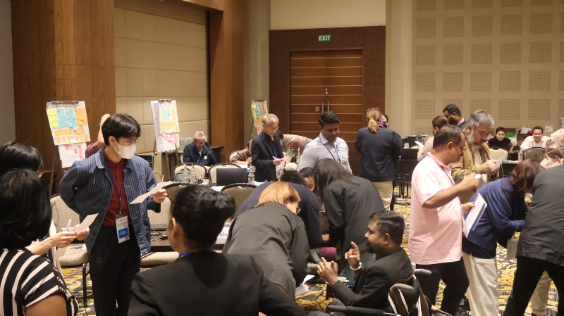 Participants enjoyed Walk Rally where groups rotate through checkpoint stations.