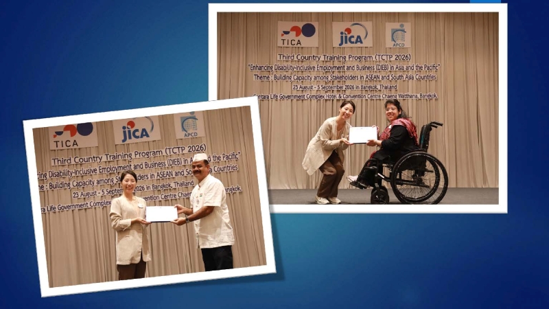 Ms. Ichigi Akari presented certificates to Indian participants.