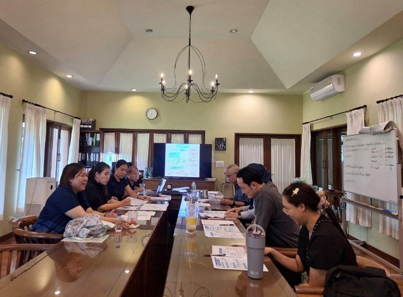 การจัดประชุมกลไกการประสานงานในระดับท้องถิ่น อำเภอสันทราย จังหวัดเชียงใหม่ ในวันที่ 18 กันยายน 2569 มีผู้เข้าร่วมประชุมจากนักบำบัดฟื้นฟู เจ้าหน้าที่ DBF และ ศพอ.