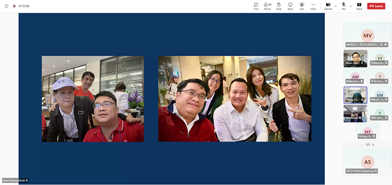 Mr. Pham Quang Khoat ผู้เข้าร่วมอบรมจากประเทศเวียดนาม ได้รับเชิญให้กล่าวเรื่องราวในด้าน Networking ภายหลังการฝึกอบรม เมื่อวันที่ 13 กุมภาพันธ์ 2569